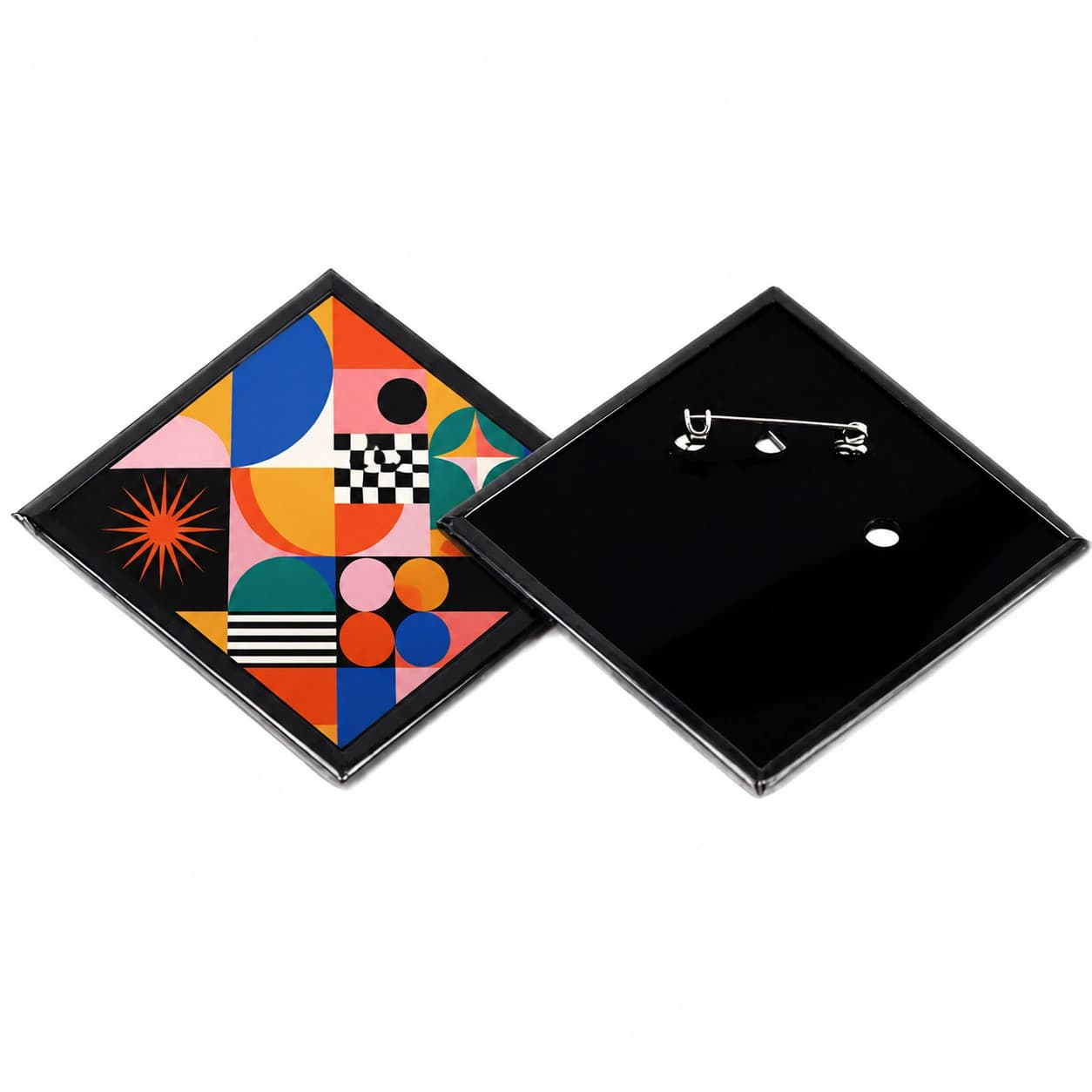 3" Diamond Custom Pinback Button