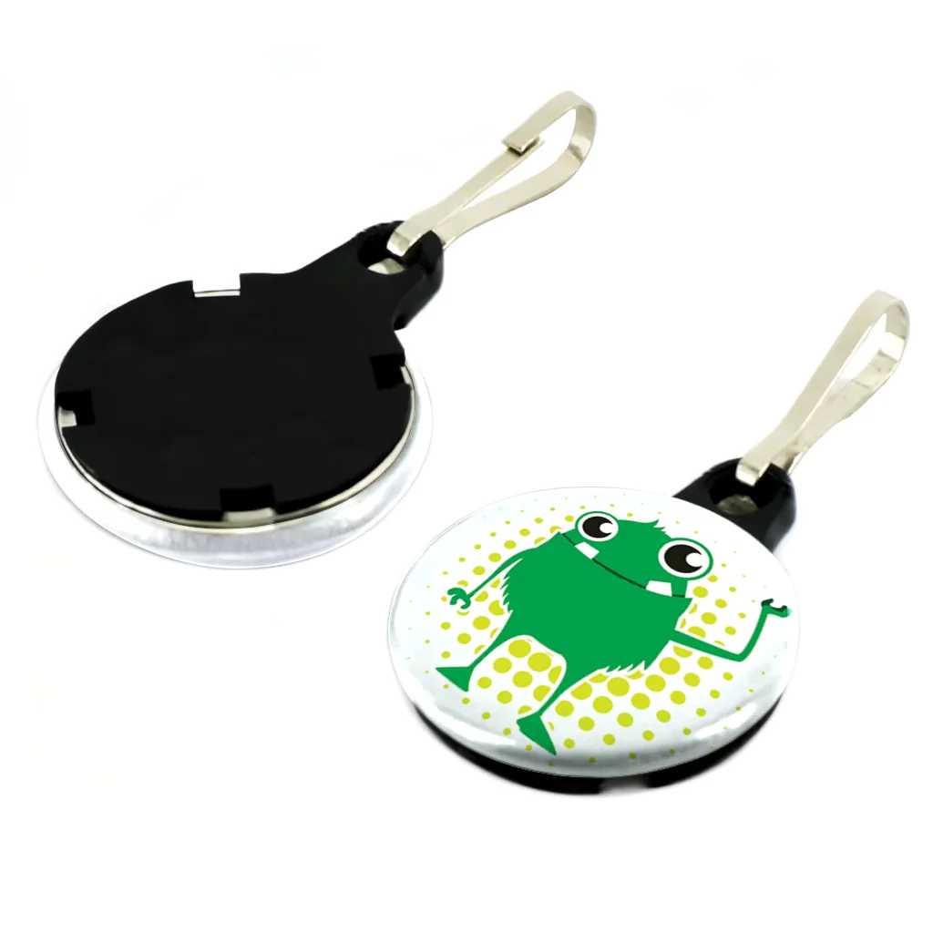 1.25" Round Custom Zipper Pull